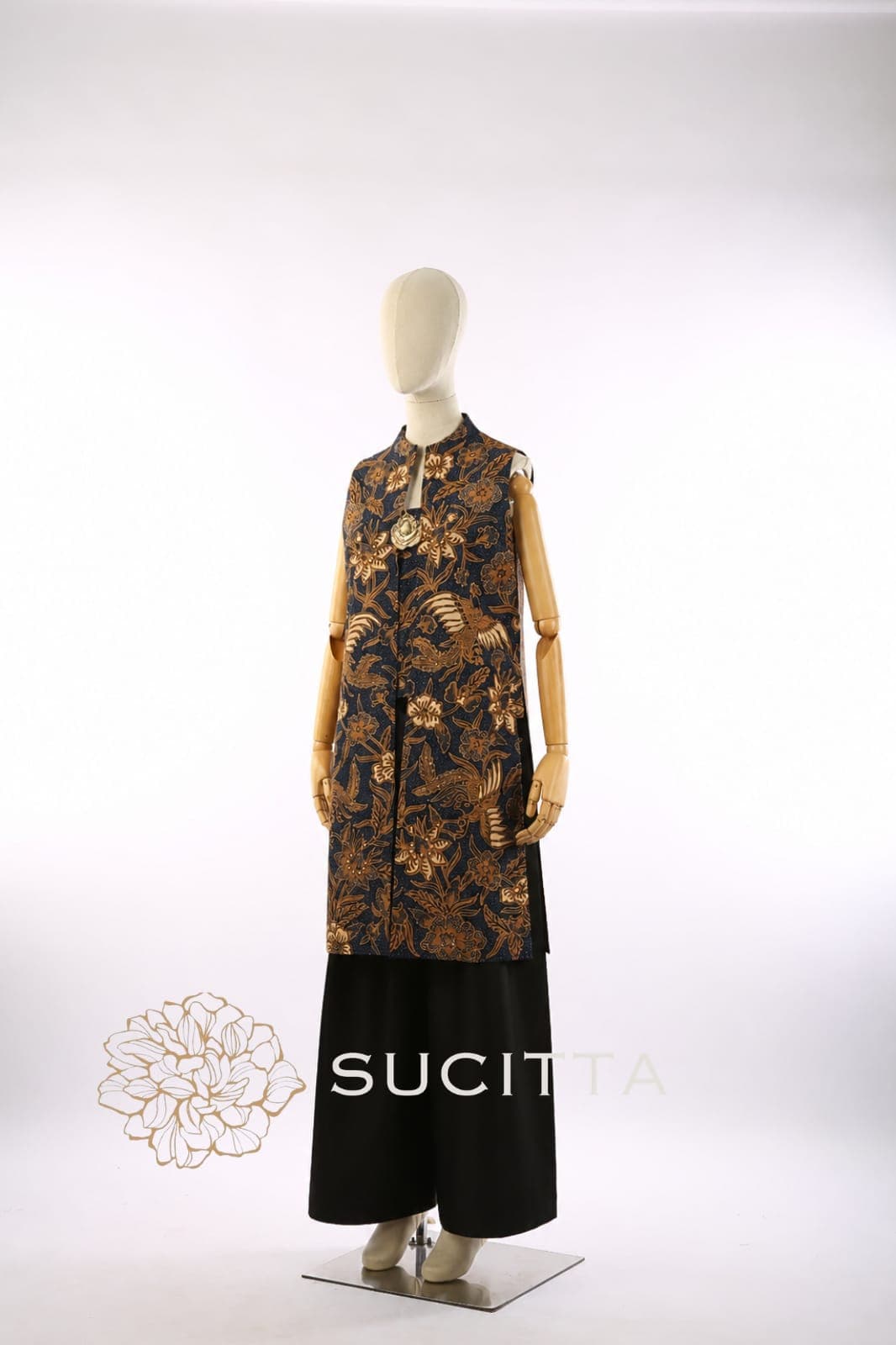 BESTARI LONG OUTER (VINTAGE BATIK)